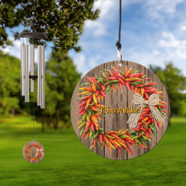 Campanilla Bienvenidos al suroeste de Chile Ristra Wreath Bie