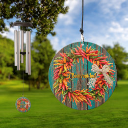 Campanilla Bienvenidos al suroeste de Chile Ristra Wreath Bie