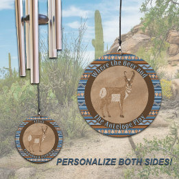 Campanilla Diseño geométrico del suroeste de Pronghorn person