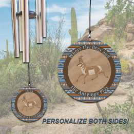 Campanilla Diseño geométrico del suroeste de Pronghorn person