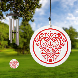 Campanilla Fancy Romantic Red Heart