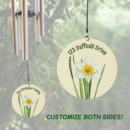 Campanilla Flor amarilla Daffodil personalizada