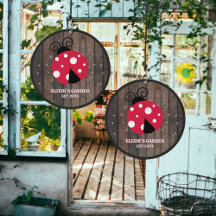 Jardín de la familia de arte de Ladybug Moderno