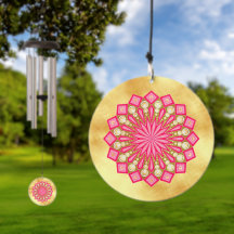 Mandala Fantasía de Oro Rosa