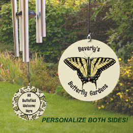 Campanilla Personalizado de mariposa de cola tragaluz amarill