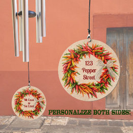 Campanilla Suroeste de Chile Ristra Wreath personalizada