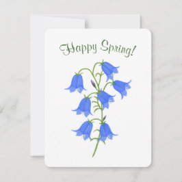 Campanillas Azules Encantadoras En Primavera