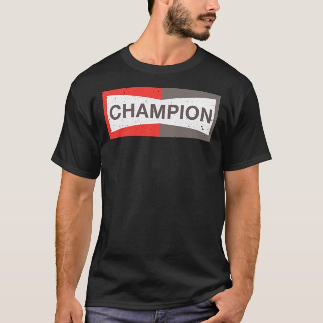 Campeón Brad Pitt: Camiseta esencial (Anverso)