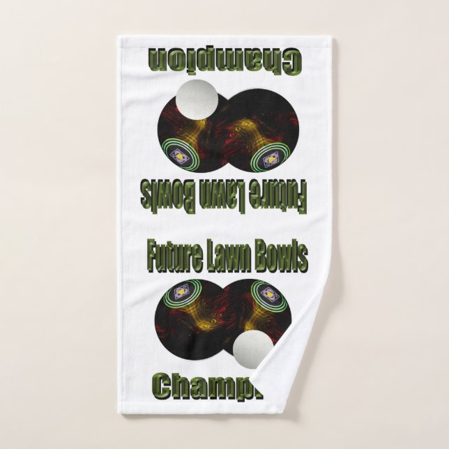 Campeón de bolas de césped, toalla de mano (Toalla de mano)