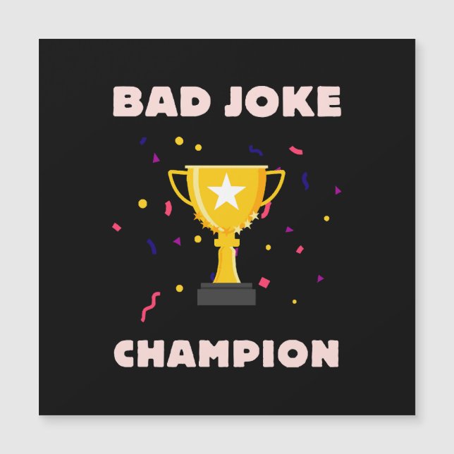 Campeón de chistes malos (Anverso)