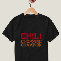 Campeón de Cortar Chili Camiseta de Cita Amante de