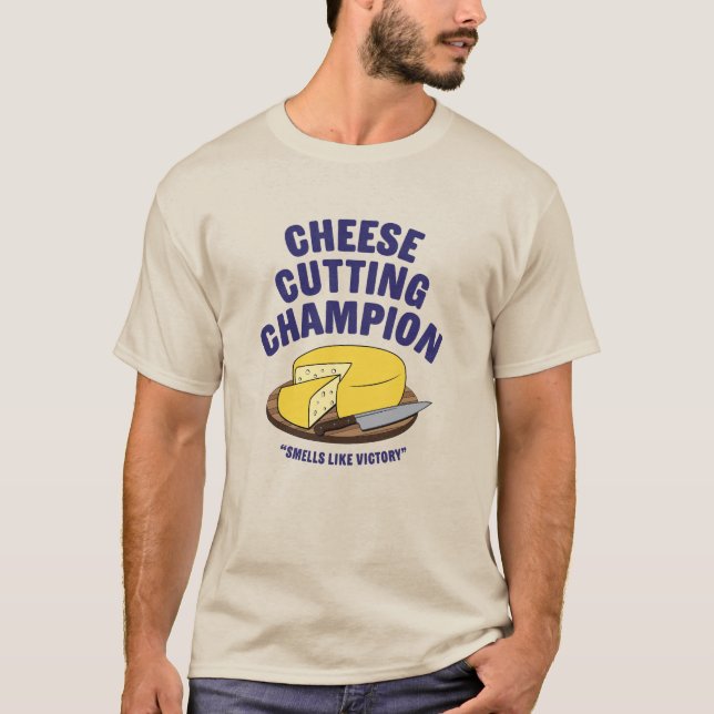 Campeón de corte de queso con camiseta (Anverso)