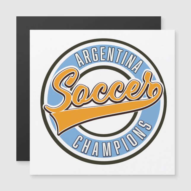 Campeón de fútbol de Argentina (Anverso/Reverso)