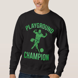 Campeón de recreo sudadera negro