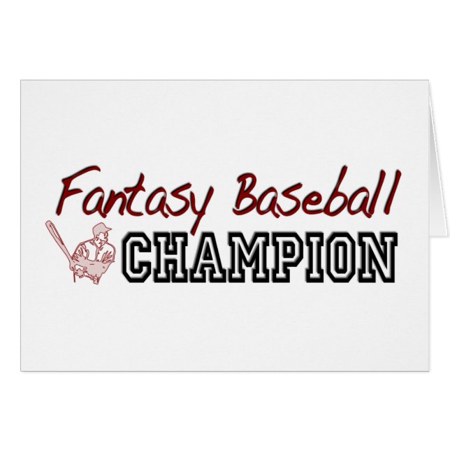 Campeón del béisbol de la fantasía (Anverso (Horizontal))