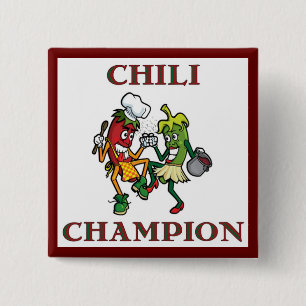 Campeón del chile que baila el botón de Chilis