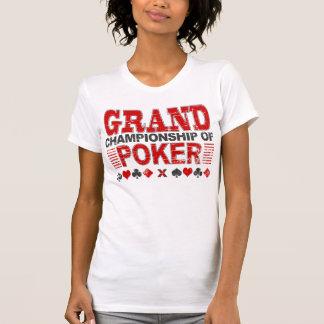 Campeonato magnífico de la camiseta del póker