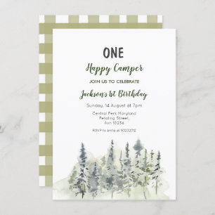 Camper de aventura forestal 1ª invitación de cumpl