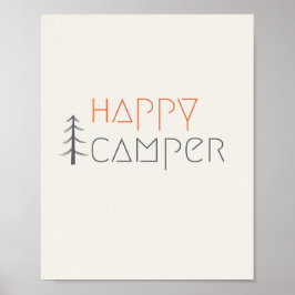 camper feliz. Poster e impresiones