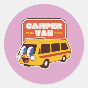 Camper Fun Van Pegatina