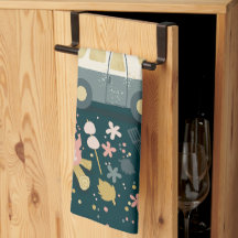 Camper Life! Toalla de cocina nocturna