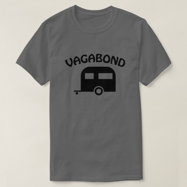 Camper Trailer Vagabond Camiseta divertida (Diseño del anverso)