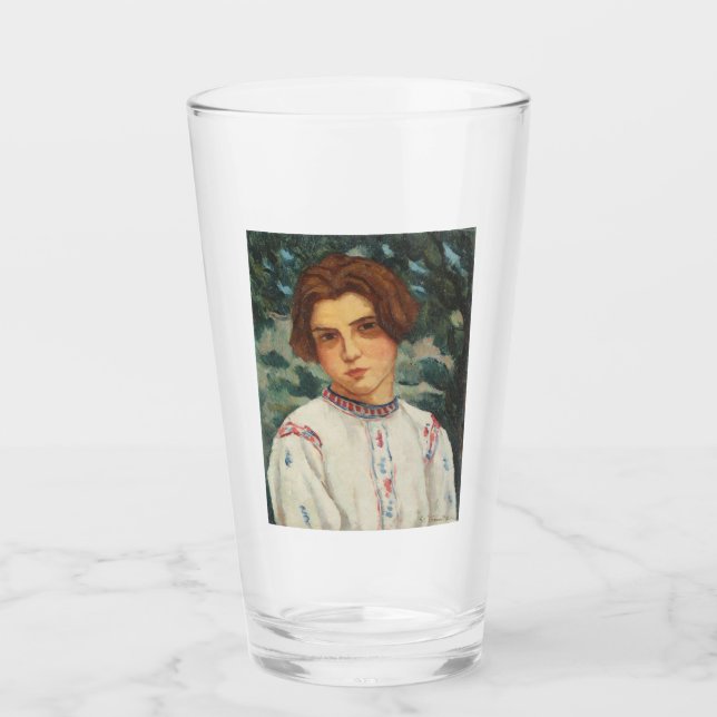 Campesina rumana (por Stefan Dimitrescu) (Anverso)