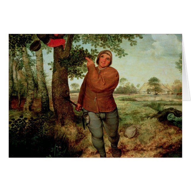Campesino y Birdnester, 1568 (Anverso (Horizontal))