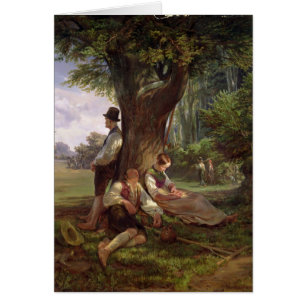 Campesinos que tienen una siesta, 1841