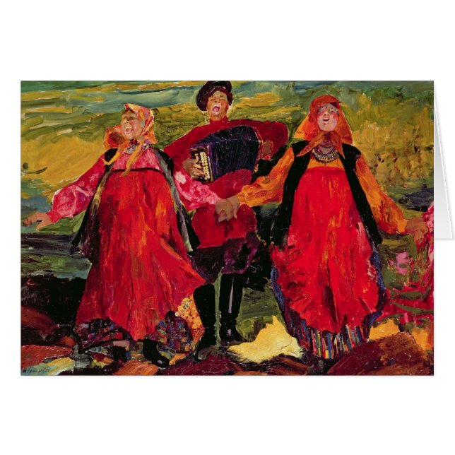 Campesinos rusos que cantan (Anverso (Horizontal))