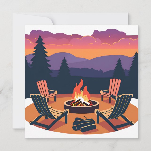 Campfire Sunset (Anverso)