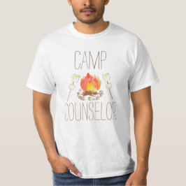 Camping camping conseler camisa de cumpleaños