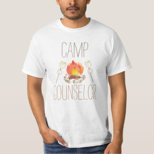 Camping camping conseler camisa de cumpleaños