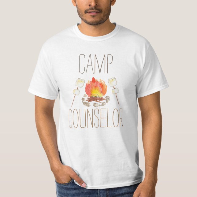 Camping camping conseler camisa de cumpleaños (Anverso)