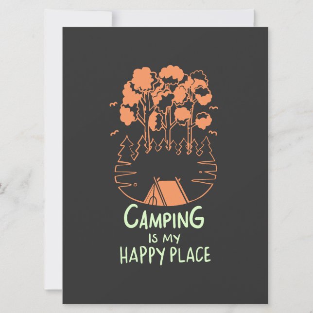 Camping - Camping Es Mi Lugar Feliz (Anverso)