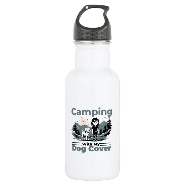 Camping con la botella de agua de acero inoxidable (Anverso)