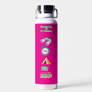 Camping de botellas de agua es mi hobby
