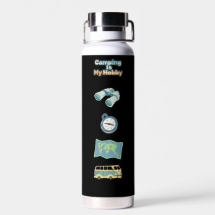 Camping de botellas de agua es mi hobby