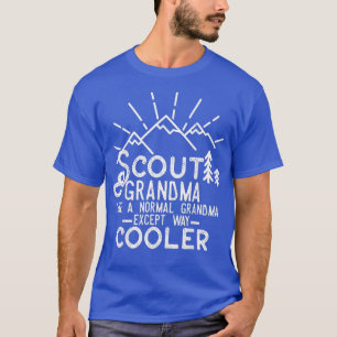 Camping de chico líder de la camiseta de la abuel