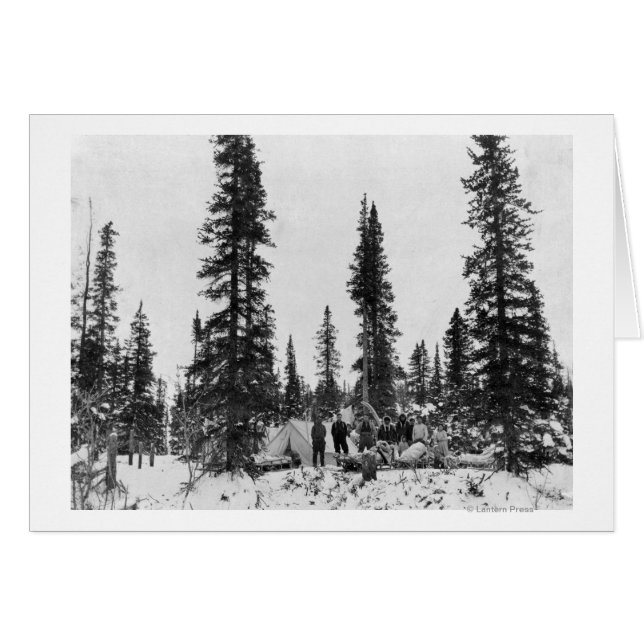 Camping de nieve al norte del círculo ártico (Anverso (Horizontal))