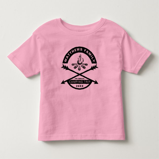 Camping de niños camping Camisa Reunión | Diseño o (Anverso)