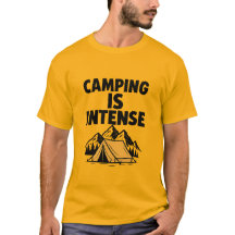 Camping Es Intenso Camiseta Premium para Hombres