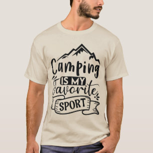 Camping Es Mi Camiseta Deportiva Favorita