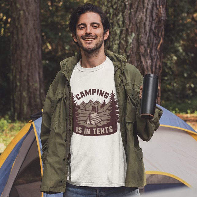 Camping Está En La Camiseta De Tiendas (Subido por el creador)