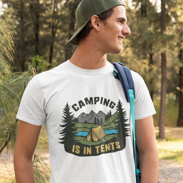 Camping Está En La Camiseta De Tiendas (Subido por el creador)