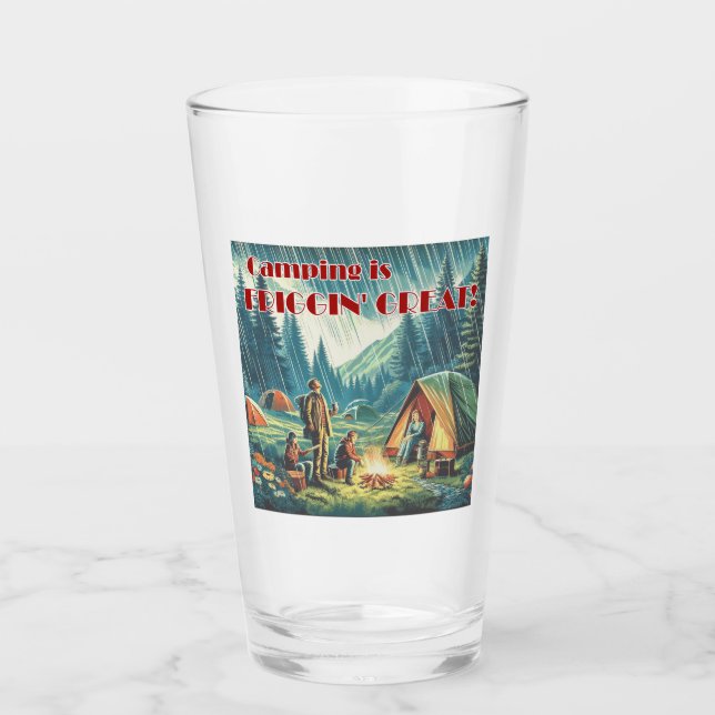 Camping Está Friggin Gran Lluvia Graciosa (Anverso)