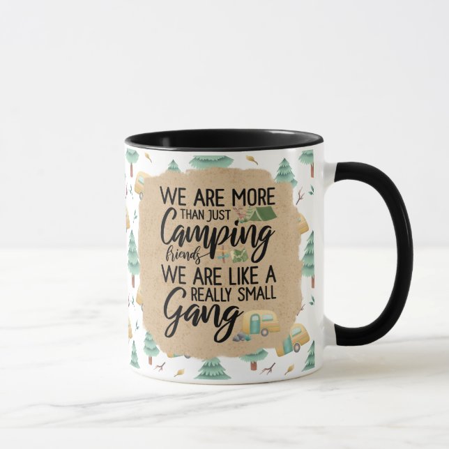 Camping Friends Pequeña taza de café (Derecha)