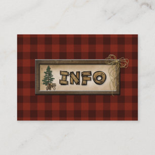 Camping, Glamping, Tarjeta de Alojamiento para Bod