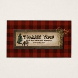 Camping, Glamping, Tarjeta de Favor de la Boda Nat