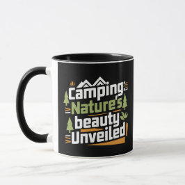 Camping La belleza de la naturaleza develada, taza